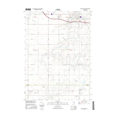 2017 Map of Portland South, 2017 Print