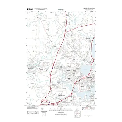 2011 Map of Portland West, 2011 Print