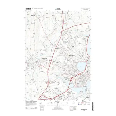 2014 Map of Portland West, 2014 Print