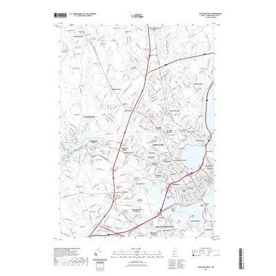 2021 Map of Portland West, 2021 Print