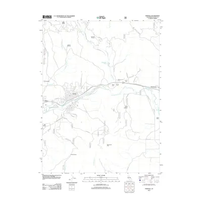 2012 Map of Portola, 2012 Print