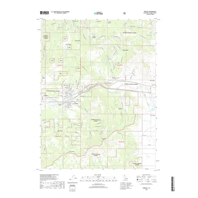 2018 Map of Portola, 2018 Print