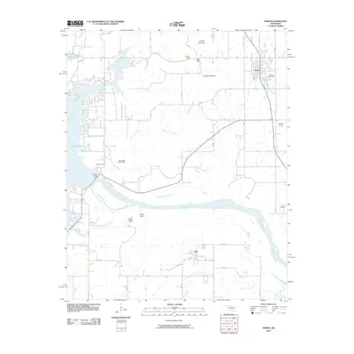 2010 Map of Porum, 2010 Print