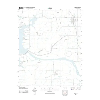 2012 Map of Porum, 2012 Print