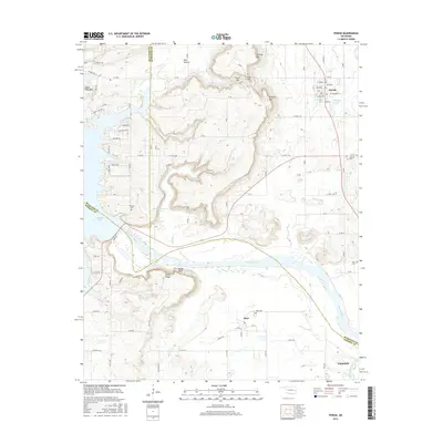 2016 Map of Porum, 2016 Print