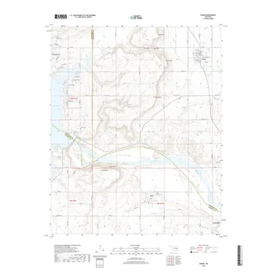 2018 Map of Porum, 2018 Print