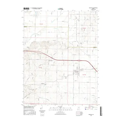 2016 Map of Poseyville, 2016 Print