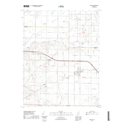 2019 Map of Poseyville, 2019 Print