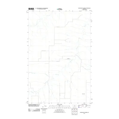 2011 Map of Possum Run Creek, 2011 Print