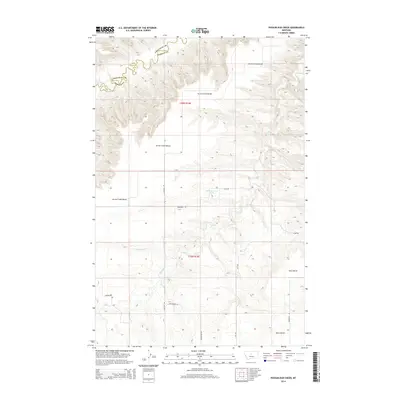 2014 Map of Possum Run Creek, 2014 Print