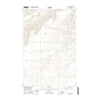 2017 Map of Possum Run Creek, 2017 Print