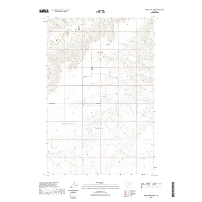 2020 Map of Possum Run Creek, 2020 Print