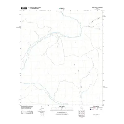 2010 Map of Post Canyon, 2010 Print