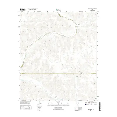 2016 Map of Post Canyon, 2016 Print