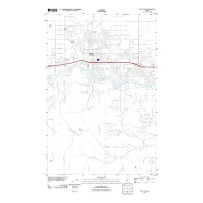 2010 Map of Post Falls, 2010 Print