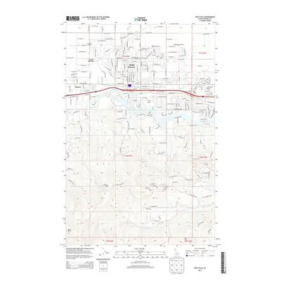 2013 Map of Post Falls, 2013 Print