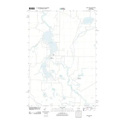 2010 Map of Post Lake, 2010 Print