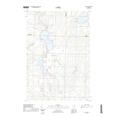 2018 Map of Post Lake, 2018 Print