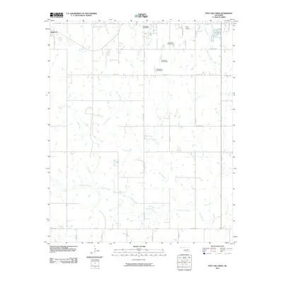 2010 Map of Post Oak Creek, 2010 Print