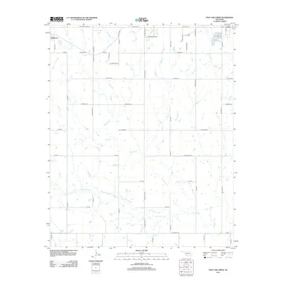 2012 Map of Post Oak Creek, 2012 Print