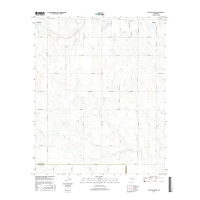 2016 Map of Post Oak Creek, 2016 Print