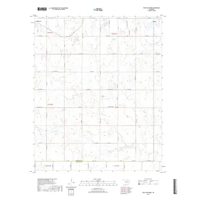 2018 Map of Post Oak Creek, 2018 Print