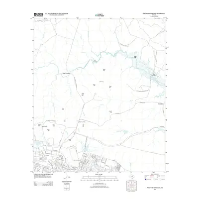 2012 Map of Post Oak Mountain, 2012 Print