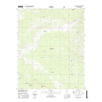 2017 Map of Post Office Flat, 2017 Print