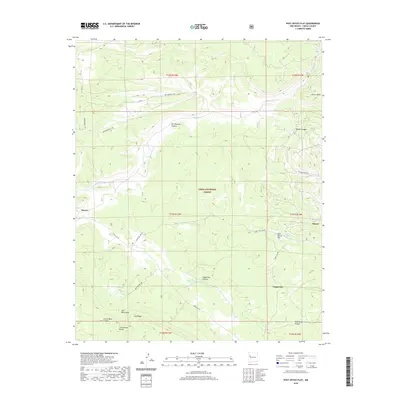 2020 Map of Post Office Flat, 2020 Print
