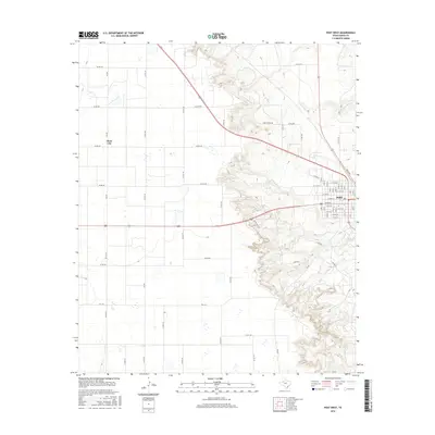 2016 Map of Post West, 2016 Print