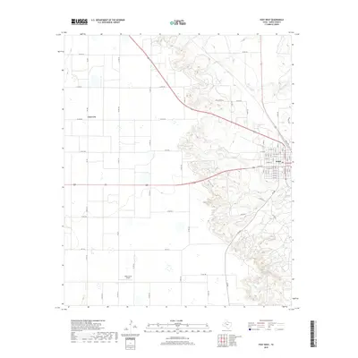 2019 Map of Post West, 2019 Print