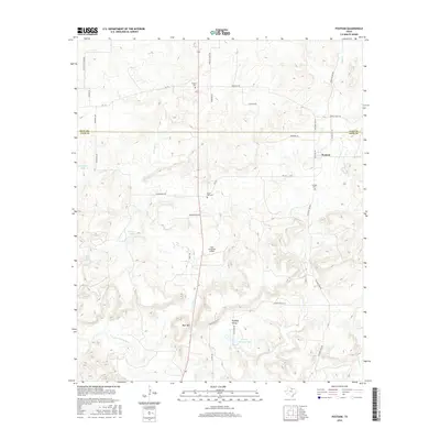 2016 Map of Postoak, 2016 Print