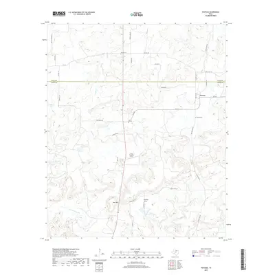 2019 Map of Postoak, 2019 Print