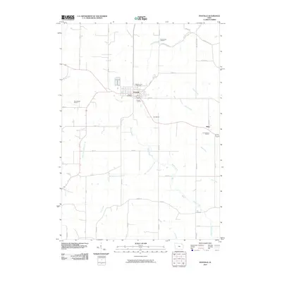 2010 Map of Postville, 2010 Print