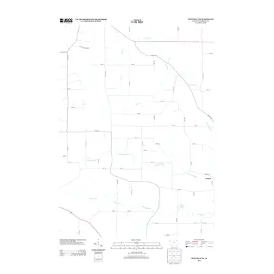 2013 Map of Postville NW, 2013 Print