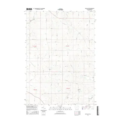 2015 Map of Postville NW, 2015 Print