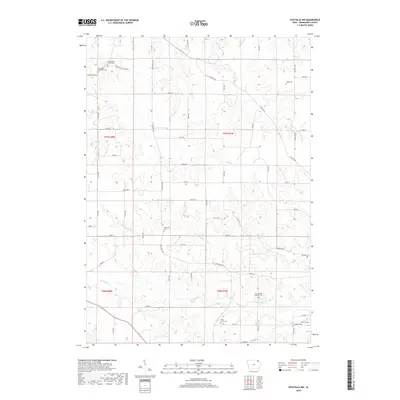 2018 Map of Postville NW, 2018 Print