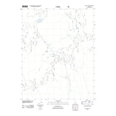 2011 Map of Posy Lake, 2011 Print