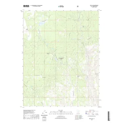 2020 Map of Posy Lake, 2020 Print