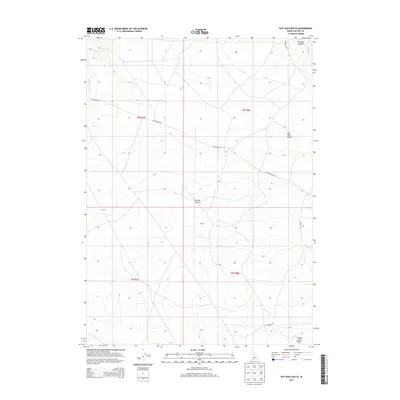 2013 Map of Pot Hole Butte, 2013 Print