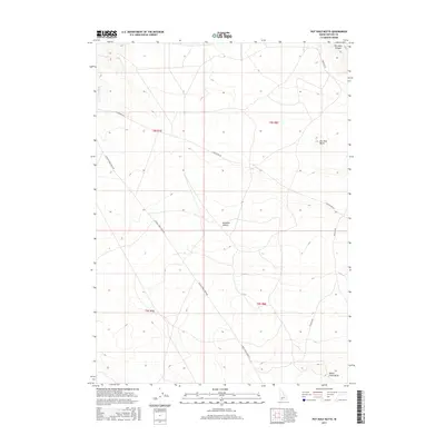 2017 Map of Pot Hole Butte, 2017 Print