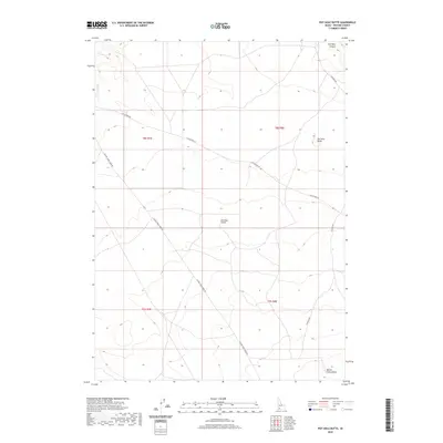 2020 Map of Pot Hole Butte, 2020 Print