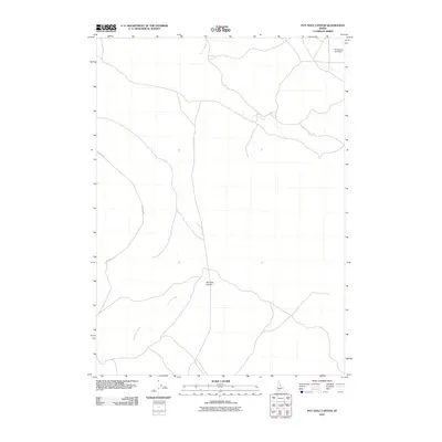 2010 Map of Pot Hole Canyon, 2010 Print