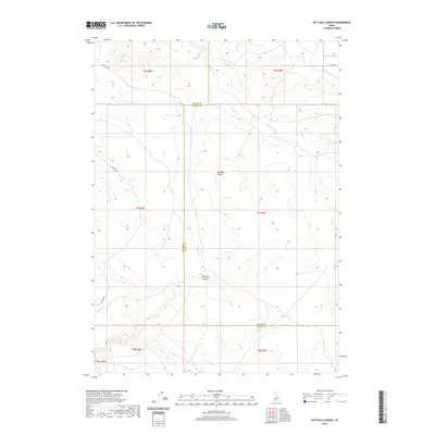 2020 Map of Pot Hole Canyon, 2020 Print