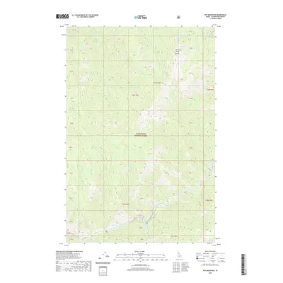 2020 Map of Pot Mountain, 2020 Print