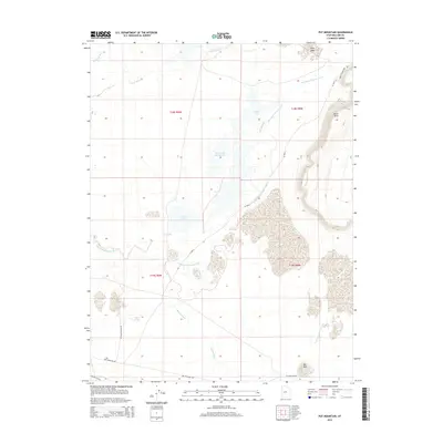 2014 Map of Pot Mountain, 2014 Print