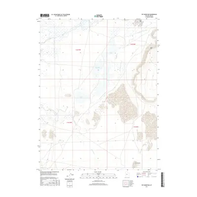 2017 Map of Pot Mountain, 2017 Print