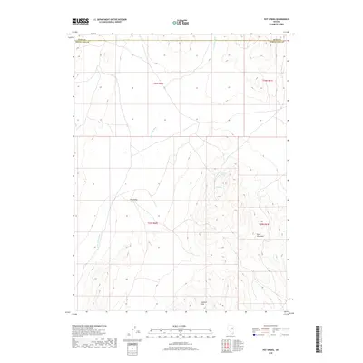 2018 Map of Pot Spring, 2018 Print