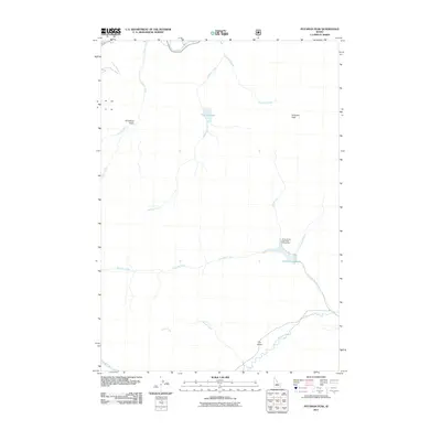 2011 Map of Potaman Peak, 2011 Print