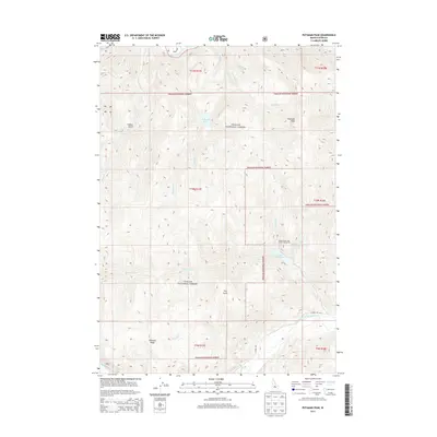 2013 Map of Potaman Peak, 2013 Print